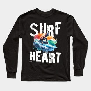 Surf heart Long Sleeve T-Shirt